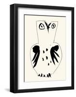 Owl-Pablo Picasso-Framed Serigraph