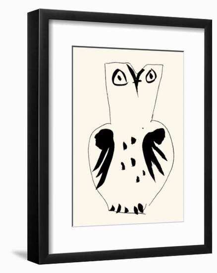 Owl-Pablo Picasso-Framed Serigraph