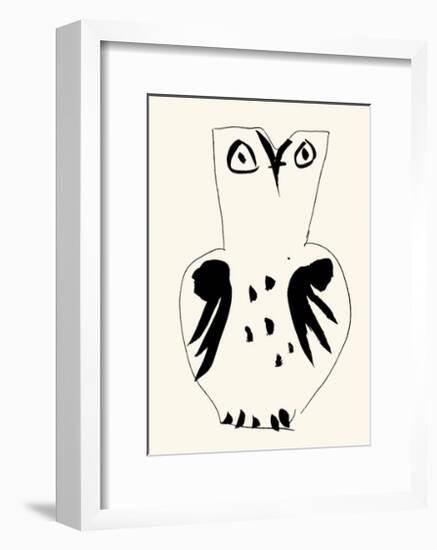 Owl-Pablo Picasso-Framed Serigraph