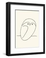 Owl-Pablo Picasso-Framed Serigraph