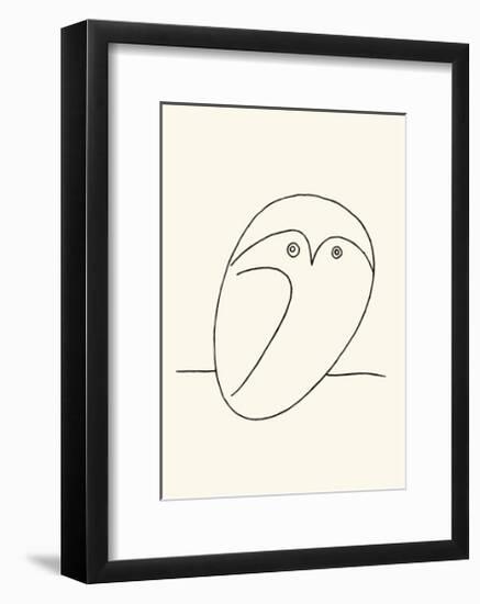 Owl-Pablo Picasso-Framed Serigraph