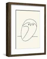 Owl-Pablo Picasso-Framed Serigraph