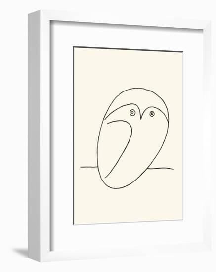 Owl-Pablo Picasso-Framed Serigraph