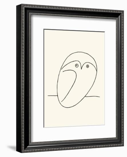 Owl-Pablo Picasso-Framed Serigraph