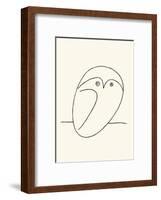 Owl-Pablo Picasso-Framed Serigraph