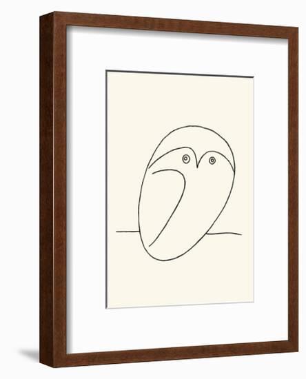 Owl-Pablo Picasso-Framed Serigraph