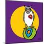 Owl-Yaro-Mounted Art Print