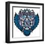 Owl-worksart-Framed Art Print