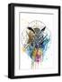 Owl-Karin Roberts-Framed Art Print