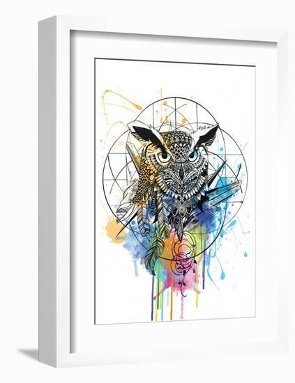 Owl-Karin Roberts-Framed Art Print