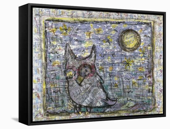 Owl-Peter Sickles-Framed Stretched Canvas