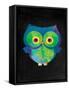 Owl-Victoria Brown-Framed Stretched Canvas