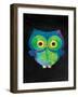 Owl-Victoria Brown-Framed Art Print