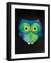 Owl-Victoria Brown-Framed Art Print