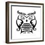 Owl-matik22-Framed Art Print