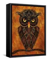 Owl-Tina Nichols-Framed Stretched Canvas