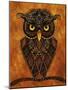 Owl-Tina Nichols-Mounted Giclee Print