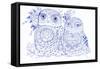 Owls 3-Oxana Zaiko-Framed Stretched Canvas