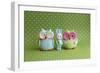 Owls and Tiny Boy Bunny-null-Framed Photographic Print