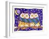 Owls by Night-Cathy Baxter-Framed Giclee Print