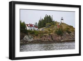 Owls Head Lighthouse, Rockland Harbor, Maine-George Oze-Framed Photographic Print