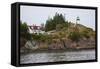 Owls Head Lighthouse, Rockland Harbor, Maine-George Oze-Framed Stretched Canvas