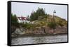 Owls Head Lighthouse, Rockland Harbor, Maine-George Oze-Framed Stretched Canvas