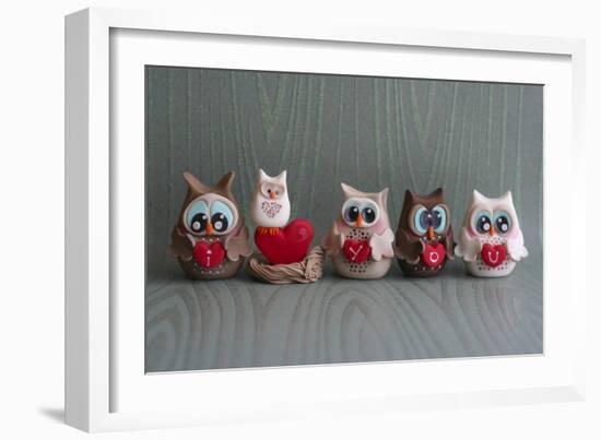 Owls I Love You-null-Framed Photographic Print