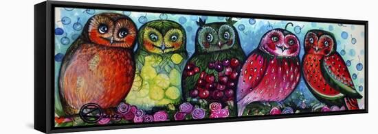 Owls-Oxana Zaika-Framed Stretched Canvas