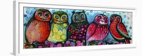 Owls-Oxana Zaika-Framed Giclee Print