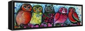 Owls-Oxana Zaika-Framed Stretched Canvas