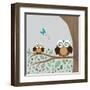 Owls-Lauren Gibbons-Framed Art Print