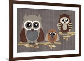 Owls-Erin Clark-Framed Giclee Print