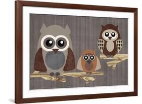 Owls-Erin Clark-Framed Giclee Print