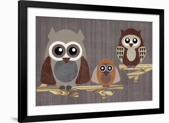 Owls-Erin Clark-Framed Giclee Print