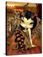 Owlyn in Autumn-Jasmine Becket-Griffith-Stretched Canvas