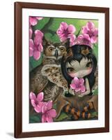 Owlyn in the Springtime-Jasmine Becket-Griffith-Framed Art Print