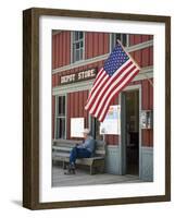 Owned by the State of Montana, the Museum Is a Collection of Buildings, Nevada City, Montana, Usa-Luc Novovitch-Framed Photographic Print