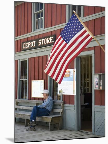 Owned by the State of Montana, the Museum Is a Collection of Buildings, Nevada City, Montana, Usa-Luc Novovitch-Mounted Photographic Print