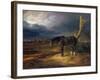 Ownerless Horse on the Battlefield at Moshaisk in 1812, 1834-Albrecht Adam-Framed Giclee Print