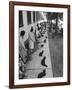 Owners with Their Black Cats, Waiting in Line For Audition in Movie "Tales of Terror"-Ralph Crane-Framed Photographic Print