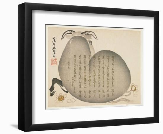 Ox and Flower Petals, January 1853-Ko Sukoku II-Framed Premium Giclee Print