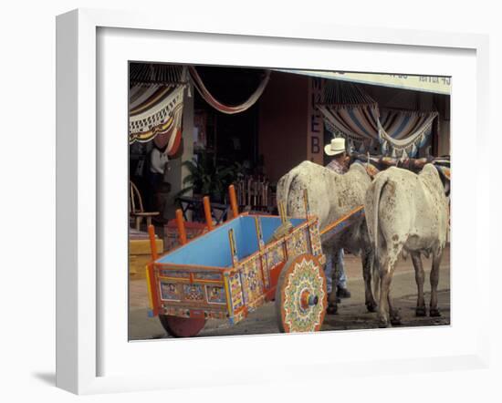 Ox Cart in Artesan Town of Sarchi, Costa Rica-Stuart Westmoreland-Framed Premium Photographic Print