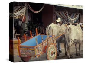 Ox Cart in Artesan Town of Sarchi, Costa Rica-Stuart Westmoreland-Stretched Canvas