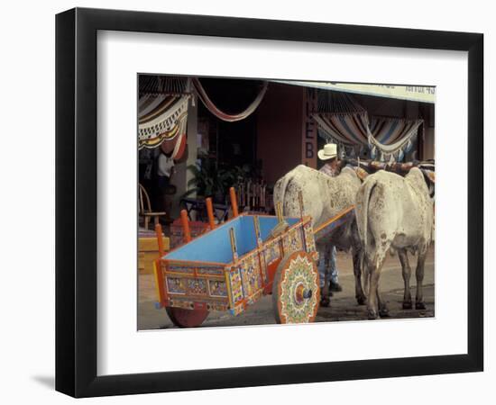 Ox Cart in Artesan Town of Sarchi, Costa Rica-Stuart Westmoreland-Framed Photographic Print