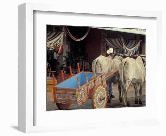 Ox Cart in Artesan Town of Sarchi, Costa Rica-Stuart Westmoreland-Framed Photographic Print