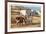 Ox Cart, Laguna Pueblo, New Mexico-null-Framed Premium Giclee Print