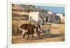 Ox Cart, Laguna Pueblo, New Mexico-null-Framed Art Print