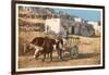 Ox Cart, Laguna Pueblo, New Mexico-null-Framed Art Print