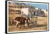 Ox Cart, Laguna Pueblo, New Mexico-null-Framed Stretched Canvas